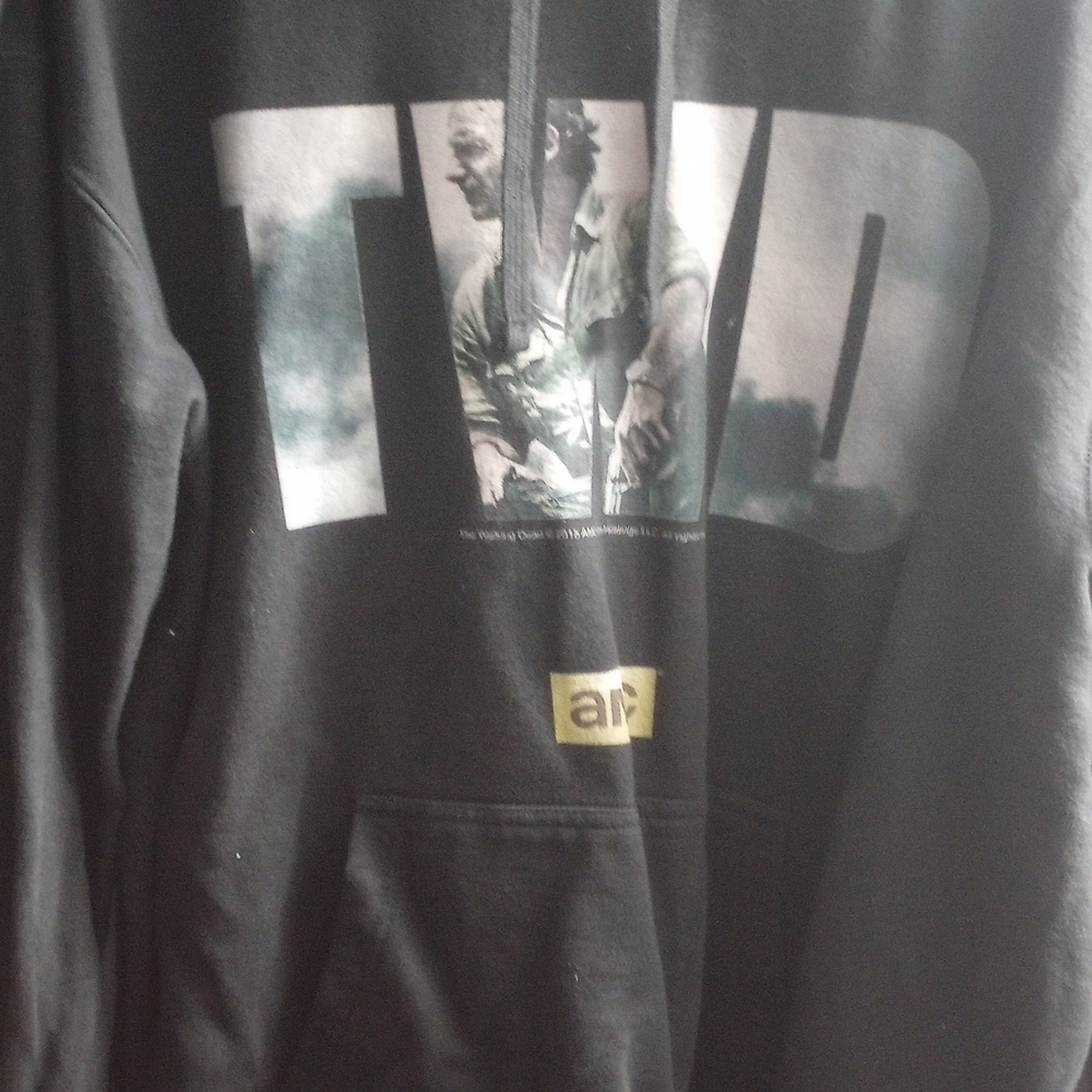 Black TVD Graphic Hoodie